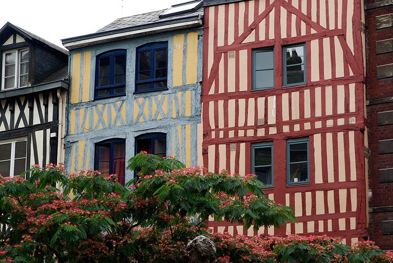Maisons typiques de Normandie