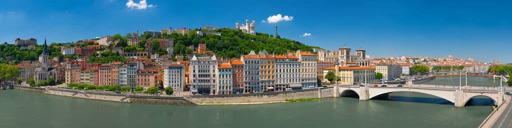 Vue panoramique de Lyon