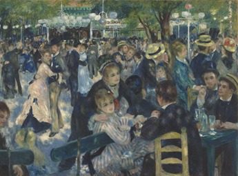 auguste renoir, impressionnisme, bal du moulin de la galette,