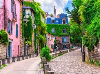 Ruelle colorée de Montmartre